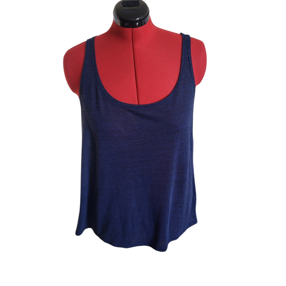 Old Navy dark blue flowy tank top, size large